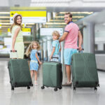 PP Trolley Case 20in 24in 28in 3PCS Suitcase Set Dark Green - Image 16