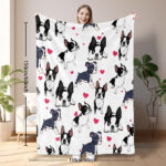 1pc Adorable Fleece Dog Blanket - Soft, Cozy, Lightweight, Warm, Flannel Throw for Couch, Bed, Sofa, Living Room Decor - Perfect for Snuggling Up on Chilly Days 150*200cm temu can only be self-picked - Image 10