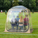 7×7FT Clear Pop Up Sports Tent, Waterproof Windproof PVC Tent for 2-4 People, Transparent Outdoor Pod for Camping Sports - Image 8