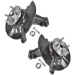 Pair Steering Knuckles Fit for Honda Civic EX-T Front Driver Passenger Side 686430/1 - Image 4