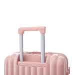 20"/24"/28" 3 pcs/set in ABS Spinner Wheel Luggage, Carry on Suitcase, with Cup Holder & USB Port & Phone Holder (Pink) - Image 2