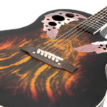 Don’t sell on Amazon 41 inch Full-Size Cutaway Acoustic-Electric Guitar Grape Voice Hole Spruce Top Round Back Sunset Color - Image 12