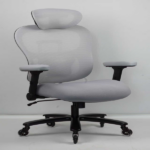 500LBS Big and Tall Office Chair Mesh Breathable, Gaming Chair with Adjustable Backrest Height & Headrest Angle & Adaptive Lumbar Lupport, Executive Computer Desk Chair with 2D Flip-Up Arms,Grey. - Image 19