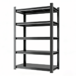 5-Tier Adjustable Storage Shelves for Garage, Capable of Holding 2000LBS - Heavy-Duty Metal Utility Rack Shelf Unit, Ideal for Warehouse, Pantry, Closet, & Kitchen - Image 3