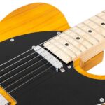 Maple Fingerboard GTL Electric Guitar SS Pickup Transparent Yellow - Image 15