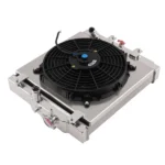 Aluminum Cooling Radiator fit for Honda Del Sol 1993-1997 MT+Fan Shroud Kit - Image 3
