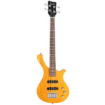 Do Not Sell on Amazon GW101 36in Small Scale Electric Bass Guitar Suit With Mahogany Body SS Pickups, Guitar Bag, Strap, Cable Transparent Yellow - Image 8