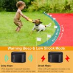 Electric Dog Fence System Pet Tone Shock Boundary Containment Water Resistant Collar Receiver For Small Medium Large Dog - Image 2
