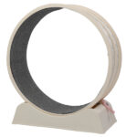 80*34*86CM, Off-white PP track connector assembly, circular design with gray carpet + 1 cat teaser stick, 15kg cat treadmill - Image 13
