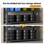 Heavy Duty Garage Shelving Units 64.5"H"67"W 21.6"D, 4-Tier Steel Adjustable Metal Storage Shelves,3000 lbs Industrial Rack for Garage Organization,Basement,Warehouse,Workshop,Utility Shelving for Tools - Image 5