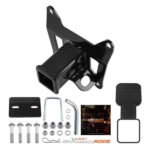 2" Rear Tow Hitch Receiver Mount fit for Honda Talon 1000R/1000X 2019-2023 Black - Image 6