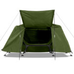 Collapsible camping tent with an integrated cot - Image 12