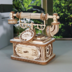 Creative Retro Telephone 3D Wooden Puzzle for Adults Tabletop Model Kits Decoration and Gift for Christmas Birthday - Image 7
