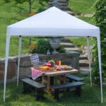3 x 3m Two Doors & Two Windows Practical Waterproof Right-Angle Folding Tent White - Image 47