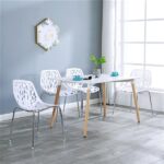 4pcs Bird's Nest Style Lounge Chair White - Image 38
