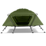 Collapsible camping tent with an integrated cot - Image 6