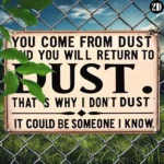 CIFbuy Vintage From Dust Metal Wall Art Sign Rustic Gothic Wall Decor Room Bathroom Bedroom 8x12 Inches (TikTok, temu pick-up service) - Image 5