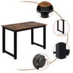 [Old code:20660718]110cm Decent High Strength Wooden Computer Desk Oak - Image 3