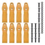 8 Pack Bucket Uni-Teeth with Hardware 1324720 Fit for Caterpillar Skid Steers 247 257 - Image 7