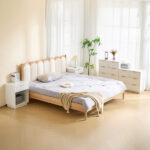 White P2 Particle Board and Density Board 724194cm Wavy Pattern Drawer Front Four-Level Five-Drawer Cabinet - Image 8