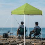 5X5FT Outdoor Canopy with 1 Sidewall Green - Image 15