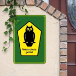 CIFbuy 1pc German Nature Reserve Tin Sign, Hard Foam Board Wall Decor, UV Protected Unframed Art Plaque, Unframed Art Plaque, Vintage Metal P TiikTok, TiikTok, otected Unframed Art Plaque Self- Hckup Logiopl Por - Image 4