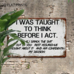 CIFbuy Vintage Metal Tin Sign Retro Funny Quote Wall, Decor Waterproof Rustproof 2D Flat Art, Poster For Home Bar Garage Garden RetroikTok, RetroikTok, Self-r ckup Logiopen - Image 3