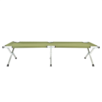 Portable Folding Camping Cot with Carrying Bag Army (Green) - Image 9