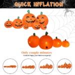 Replace 39662619 7ft Classic 7pcs LED String Lights 7pcs Pumpkin Inflatable Halloween Decoration - Image 4