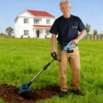 Cordless Tiller Cultivator,800W Electric Cordless Tiller Cultivator, 21V Battery Powered Soil Tiller with 6.69" Depth 8.66" Width, Handheld Garden Cultivator for Garden Yard Planting - Image 8