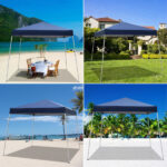 8*8ft Portable Home Use Waterproof Folding Tent Blue - Image 71