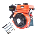3HP 4-stroke Heavy Duty Single Cylinder Diesel Motor Engine 196CC/2200W (Orange) - Image 2