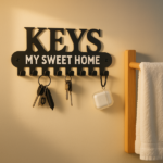 CIFbuy Gothic Key Holder Wall Hanger Vintage Black iron Coat Rack Entryway Organizer Home Decor (TikTok, temu pick-up service) - Image 6