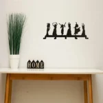 CIFbuy Dance Design Metal Wall Rack Women's Clothing Key Storage Decor (TikTok, temu pick-up service) - Image 3