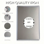 CIFbuy 1pc Wrought Iron Wall Art HOERA! Een Meisje Dutch Baby Girl Metal Sign, 8x12in Heart Motif Plaque For Nursery Decor TikTok, TikTok, Self-pickup Logiopics - Image 7