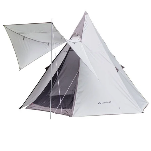 Pole-Free Rainproof Indian Teepee Pyramid Camping Tent