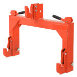 3 Pt Quick Hitch Adapter For Category 1 & 2 W/ Adjustable Bolt Tractor 3000lb,Orange - Image 6