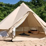 4m 4-6 Person 4 Season Waterproof Oxford Yurt Camping Tent with Galvanized Steel Frame - Image 3