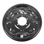 Passenger Side 12" Hydraulic Brake Backing Plate Compatible with 7,000 lb Trailer Axles Mounts to 5-Bolt Brake Flange BPH-7000-RH