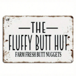 CIFbuy Charming Rustic Metal Wall Art Farm Fresh Butt Nuggets Sign 12x8 Inch Vintage Iron Fade Resistant Farmhouse Home Bar Kitchen Wal TikTok, TikTok, Wal Self-pickup Logiopics - Image 7