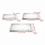  3-Piece Cutting Board Set, Sturdy Chopping Board with Juice Groove & Handle for Serving - Image 2