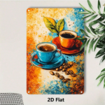 CIFbuy Vintage | Coffee Beans Tinplate Painting 1PC Waterproof Rustproof 2D Flat Iron Wall Art Retro Hanging Sign Home Kitchen Living R TikTok, TikTok, ng R Self-pickup Logiopics - Image 4