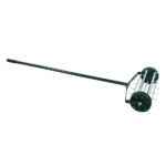 Heavy Duty Rolling Lawn Aerator,Rolling Lawn Aerator, Rotary Push Tine Spike Soil Lawn Aerator Gardening Tool with 3-Piece Long Steel Handle for Garden Yard Grass Maintenance,Not support self-pick up - Image 4