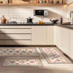 Boho Kitchen Rug Sets 3 Piece with Runner Non Slip Kitchen Rugs and Mats Washable Kitchen Mats for Floor Thick Kitchen Floor Mat Carpet Runner Rugs for Hallway Laundry Holiday Decor - Image 13