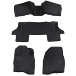 Front Floor Mats And Rear Floor Mat fit for Ford Explorer 2017-2019 1st + 2nd row - Image 2