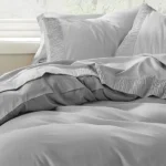 Luxury Sheet Sets Super Soft Easy Care Microfiber 3/4-Pieces Bed Sheet Set With 16-Inch Deep Pockets, Light Grey - Image 4