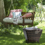 Outdoor PE Wicker Side Table with Storage, Small Patio Storage Bin Container for Hose Cushion Towel, Brown SAME AS 46755449 - Image 23