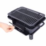 Oval Cast Iron Grill Outdoor, Portable Charcoal Grill and Tabletop Cast Iron Skillet - 100% Cast Iron, Enameled, Durable, Small Charcoal Grill, Camping Stove, Hibachi Grill - Image 7