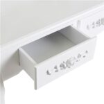Modern Concise 4-Drawer 360-Degree Rotation Removable Mirror Dresser White =32759839 - Image 15