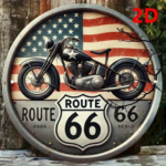 CIFbuy 1pc 8x8 Inch Round French Aluminum Sign, Stay True To Yourself Retro Decorative Plaque, Self-Respect Metal Wall Art For Living R TikTok, TikTok, Self-pickup Logiopics - Image 11
